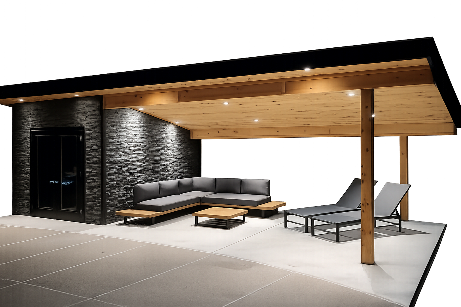 pavillon de jardin (pool house)