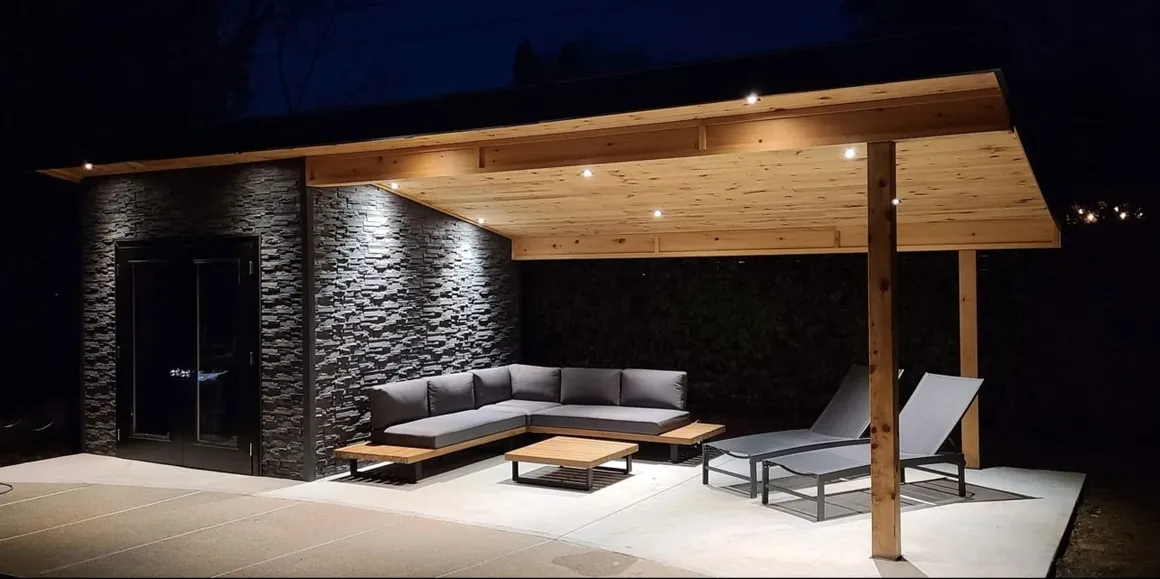 l'image actuelle de la realisation d'un projet d'aménagement extérieur